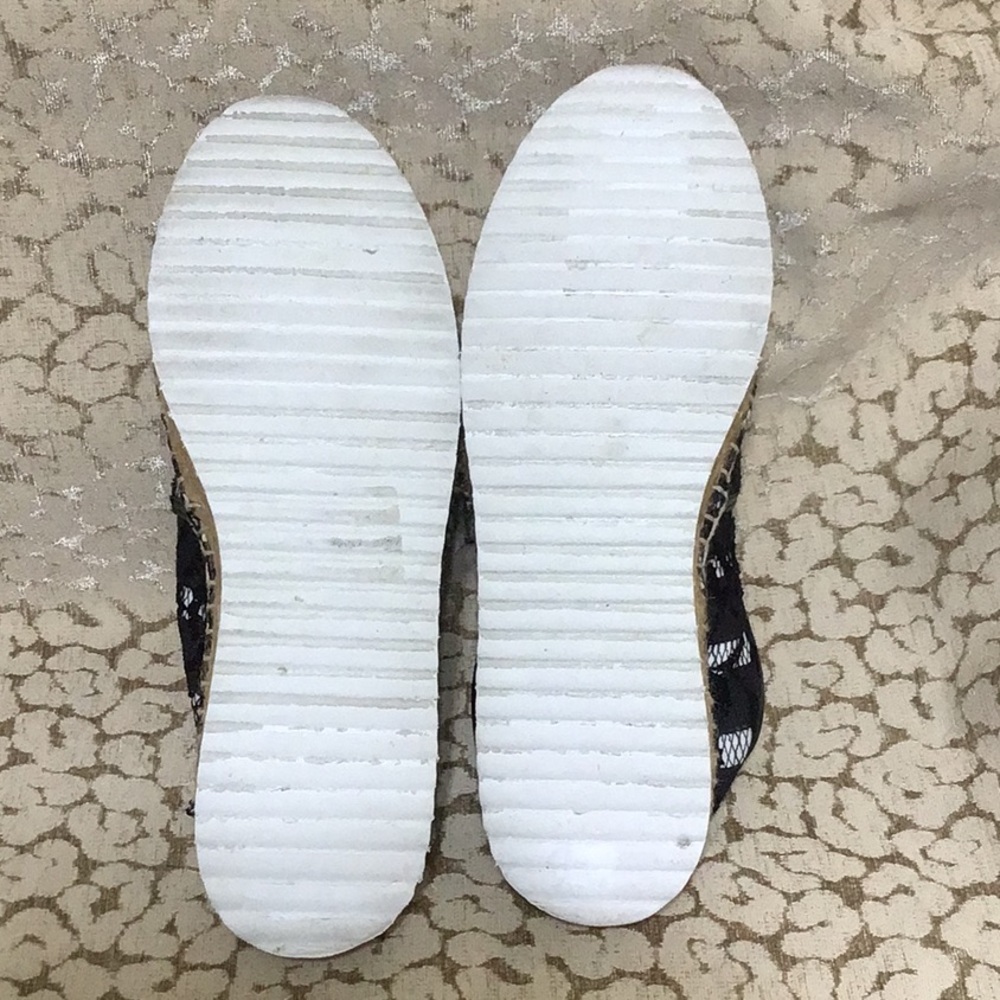 Kenzie Black White Espadrilles Sz 10 - Picture 7 of 7
